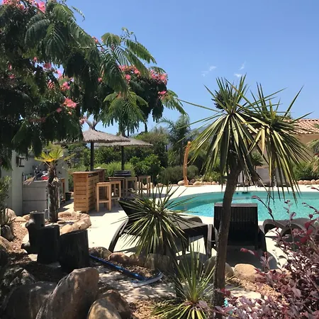 L'hacienda Piscine Chauffée à 28, Spa, Boulodrome Et Court De Tennis Privés, 2 Indépendantes * Porto Vecchio