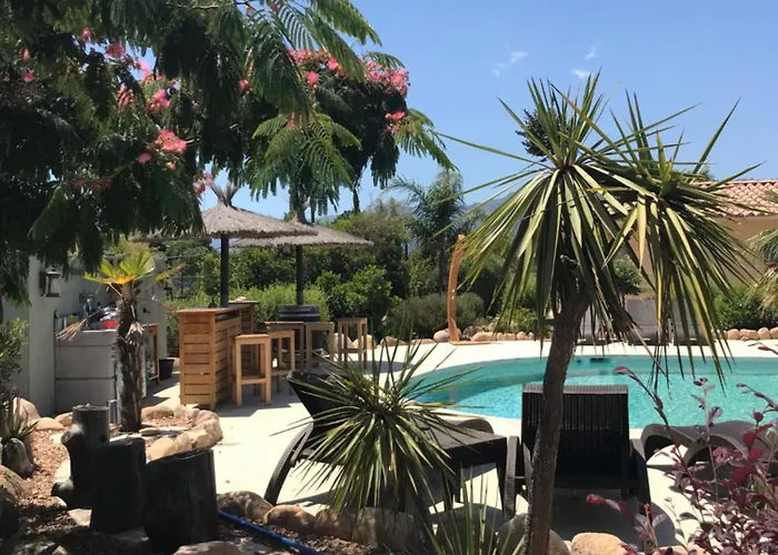 L'hacienda Piscine Chauffee A 28, Spa, Boulodrome Et Court De Tennis Prives, 2 Independantes * Porto-Vecchio (Corsica)